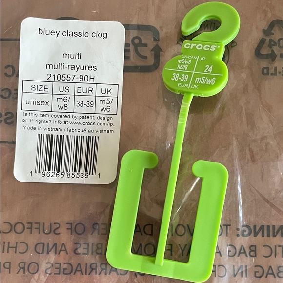 Women’s Clogs - Blue and Green - Picture 5 of 5